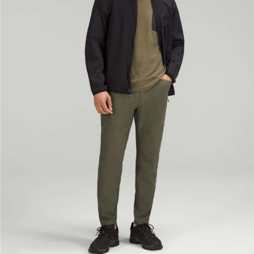 Lululemon Men Classic-Fit Hiking Pant 30" In Carob Brown Size 38 New No …